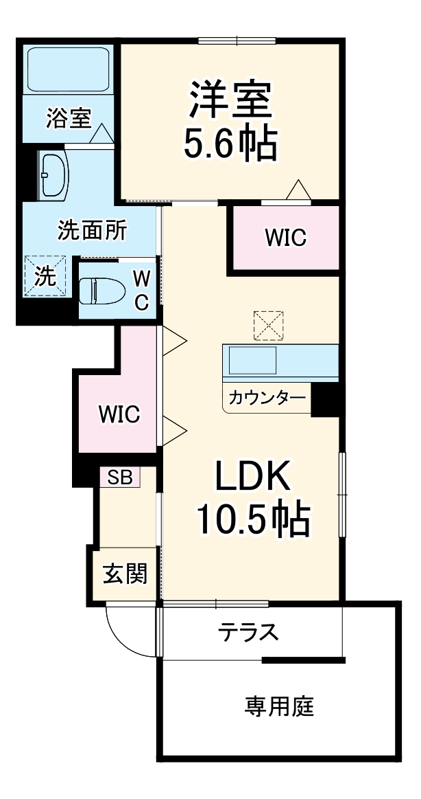 ルナ白羽の間取り