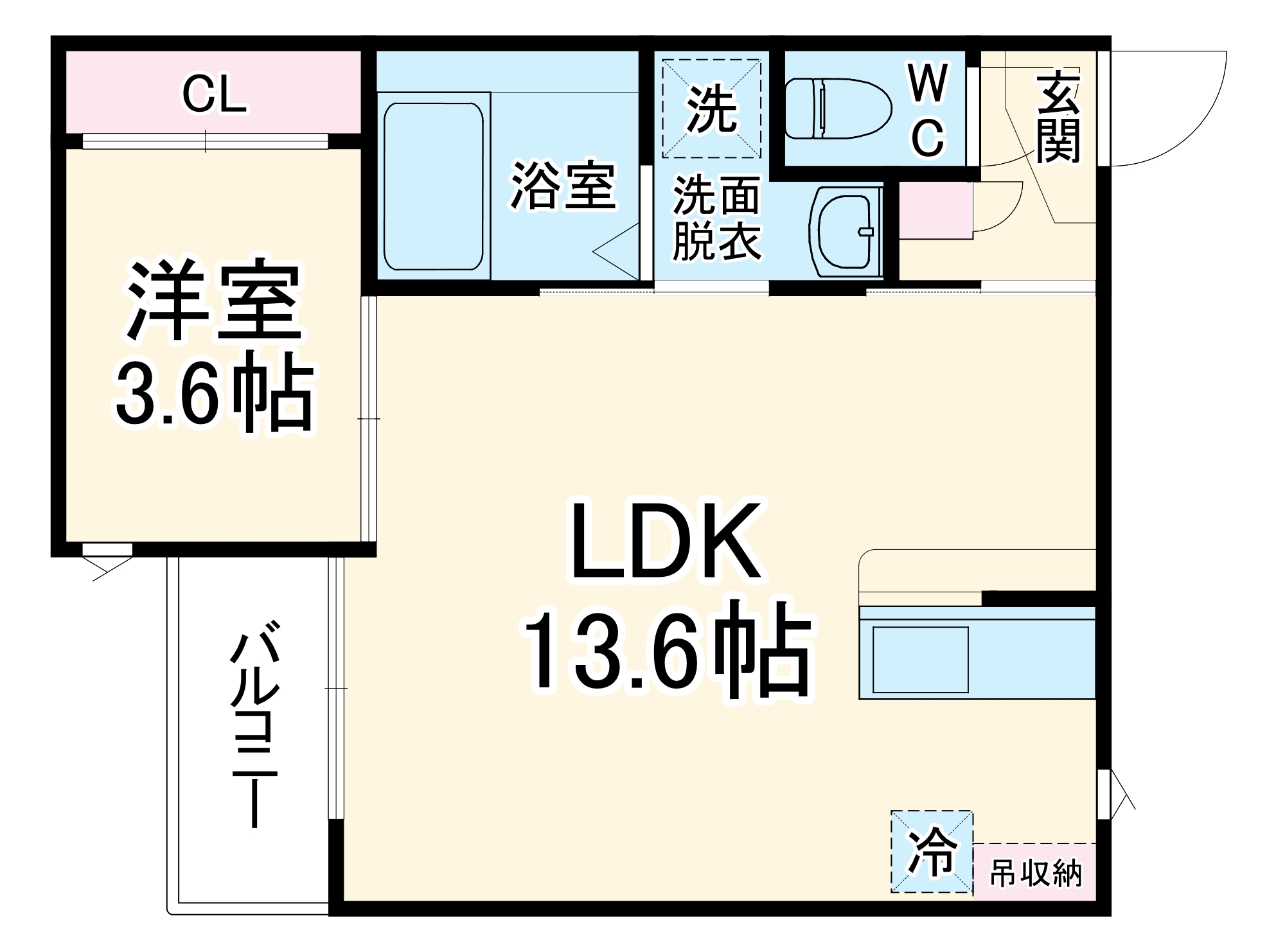 REGALEST 東大宮の間取り