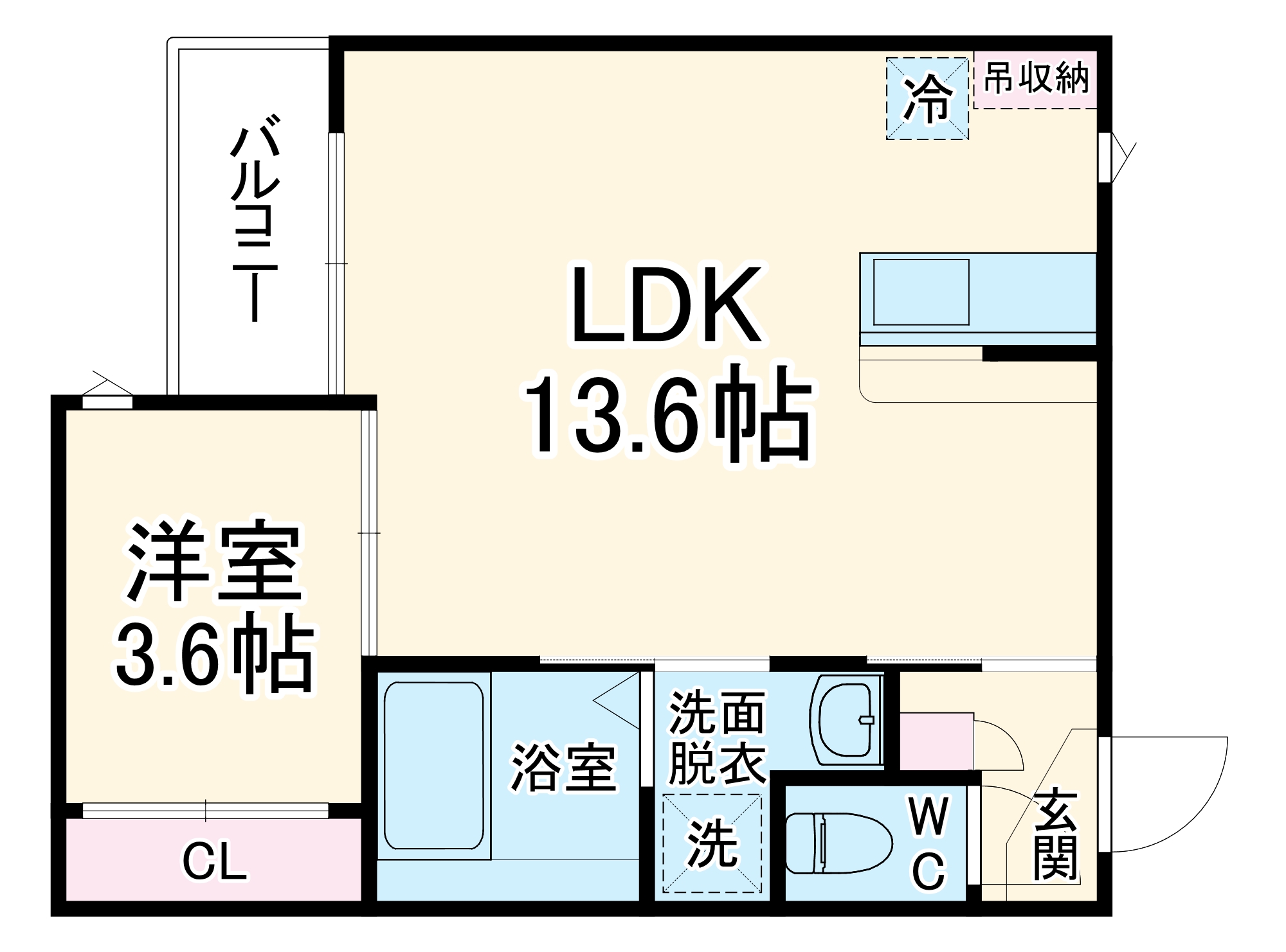 REGALEST 東大宮の間取り