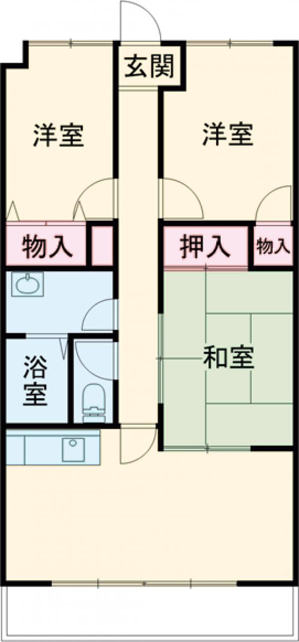 フォレストマンションの間取り