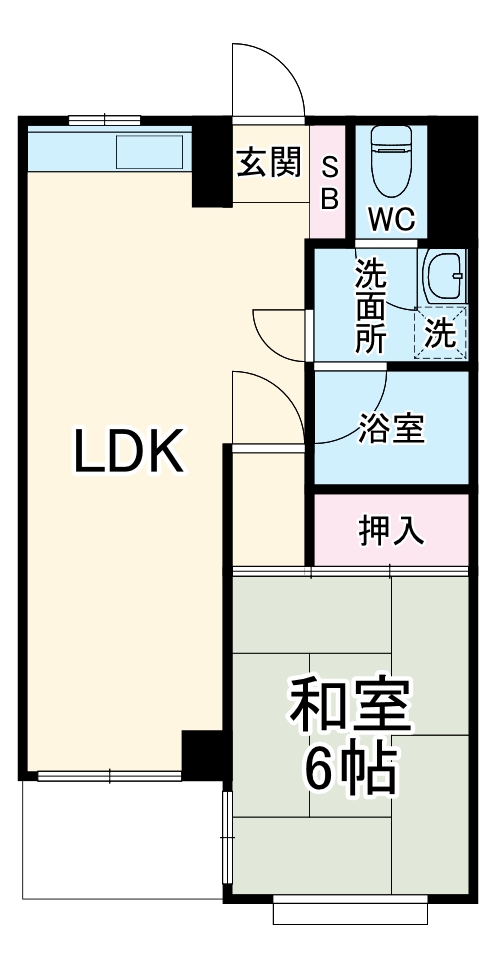 メゾン美鈴の間取り
