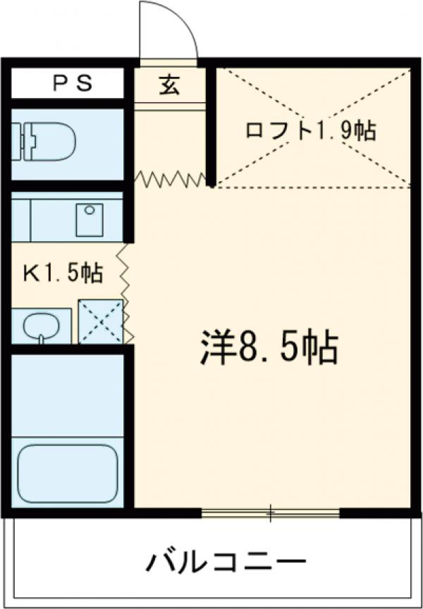 シャレル福島の間取り