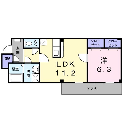 エミーユIの間取り