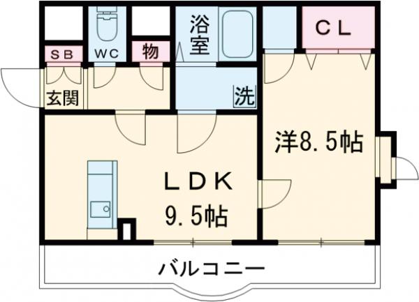 メゾン・ド・パイユの間取り