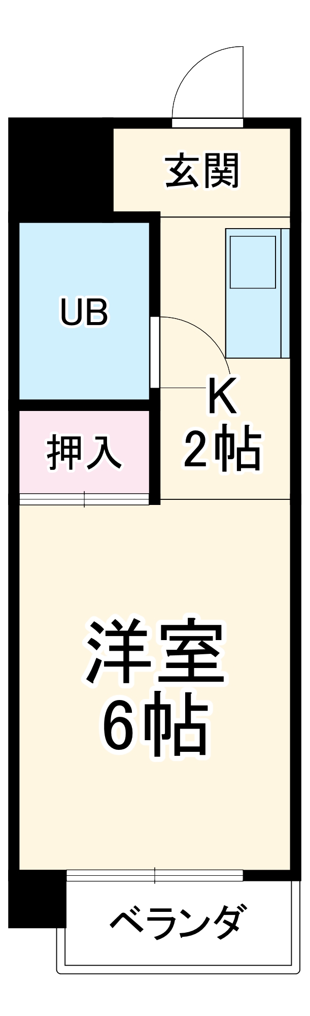 RESENCE TSUKIJIGUCHIの間取り