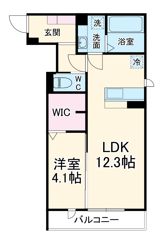 (仮称)D-ROOM中島 の間取り