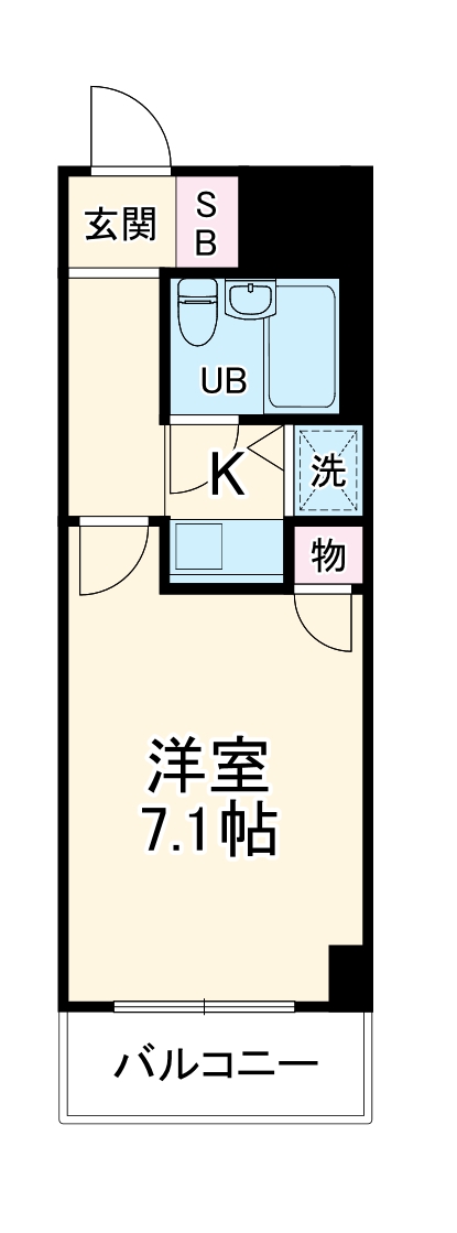 藤和シティコープ浅間町の間取り