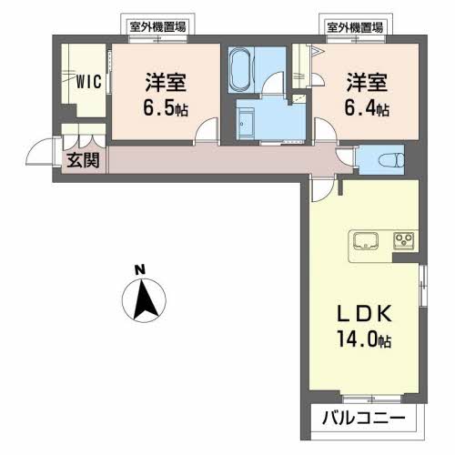 Relafort寿町の間取り