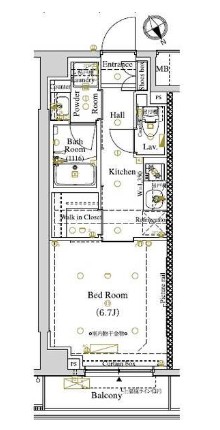 ARKMARK東大井・313号室の間取り