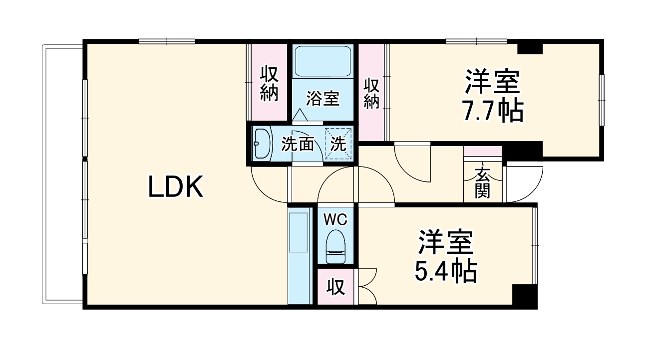 グランパレスT・Sの間取り