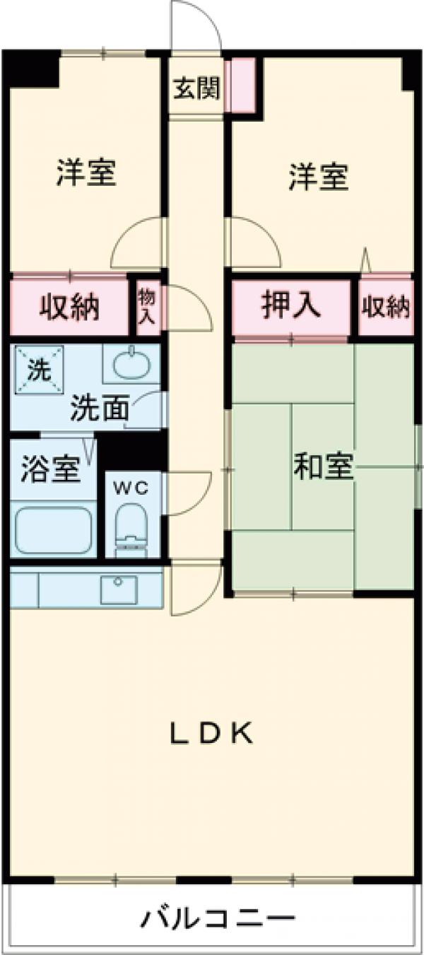 フォレストマンションの間取り