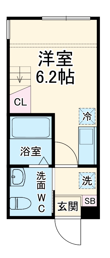 ハーミットクラブハウス横濱和田町の間取り