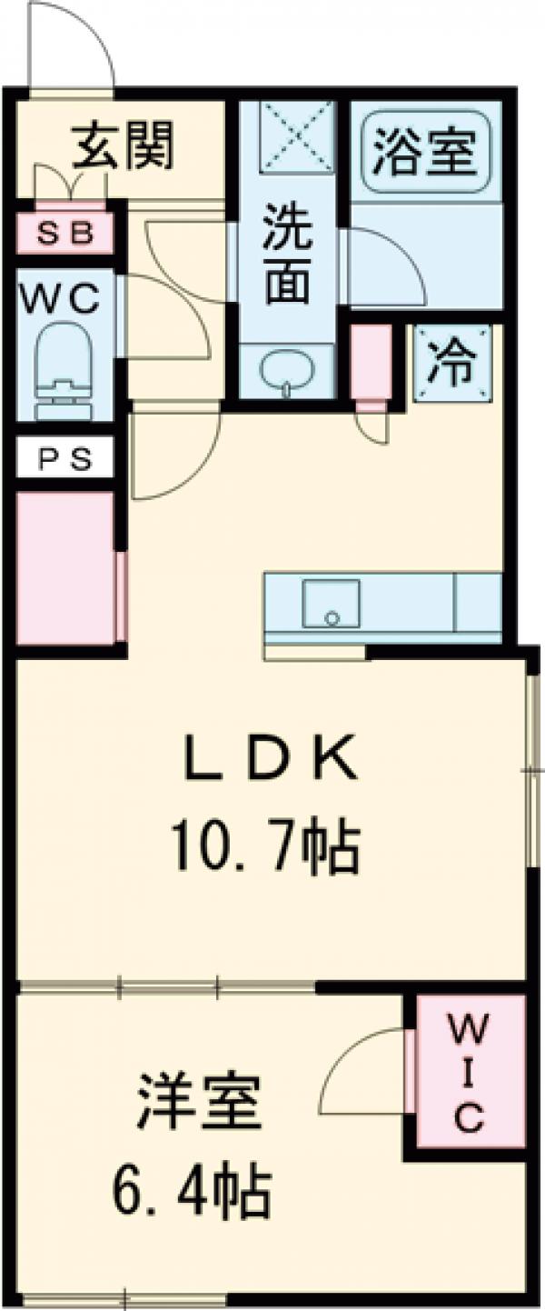 アトリオフラッツ高円寺・203号室の間取り