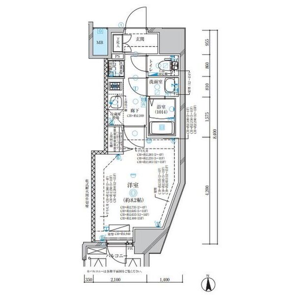 ディアレイシャス名古屋中村公園の間取り