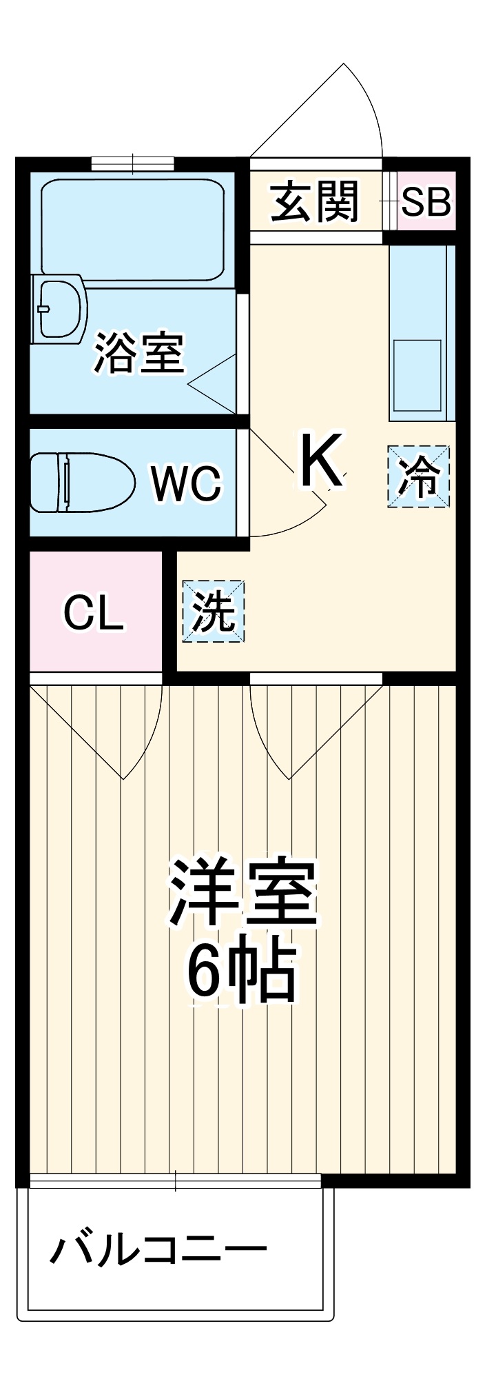ユベントス北の台の間取り
