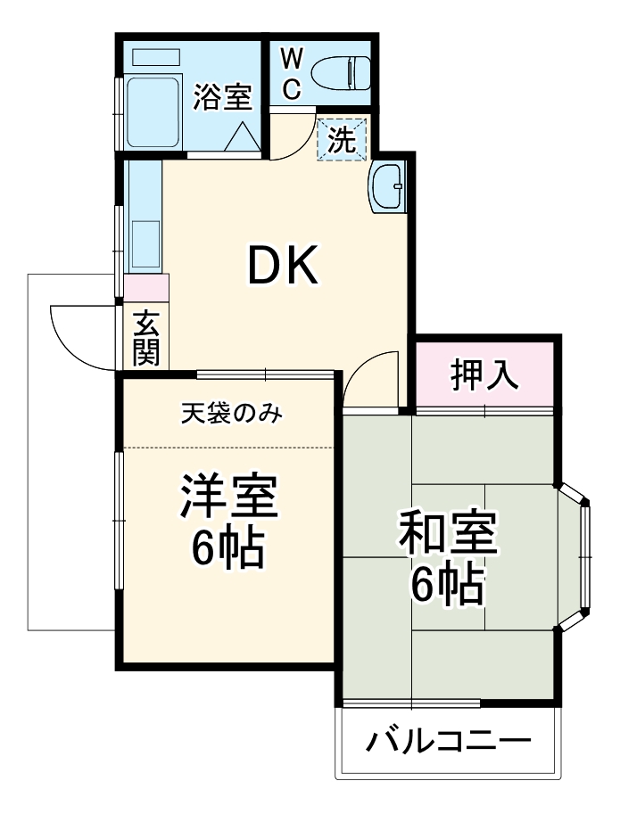 メゾン・ド・ユリの間取り