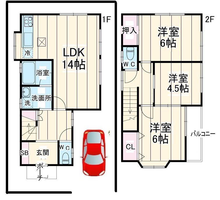 グラド横戸町の間取り