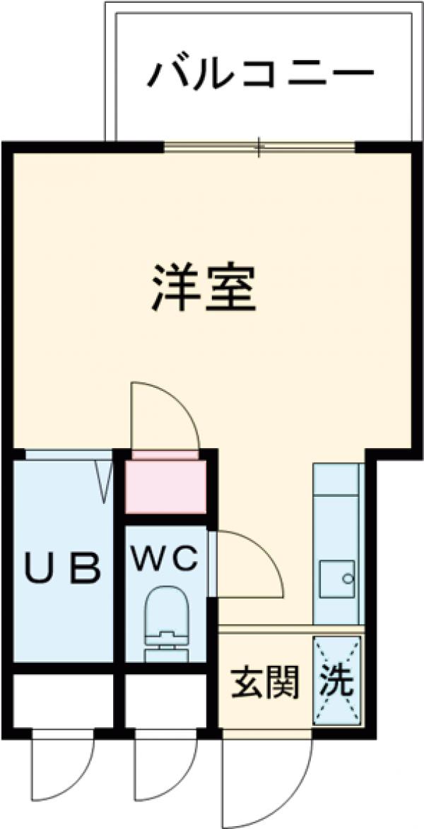 エリートビル千人町の間取り