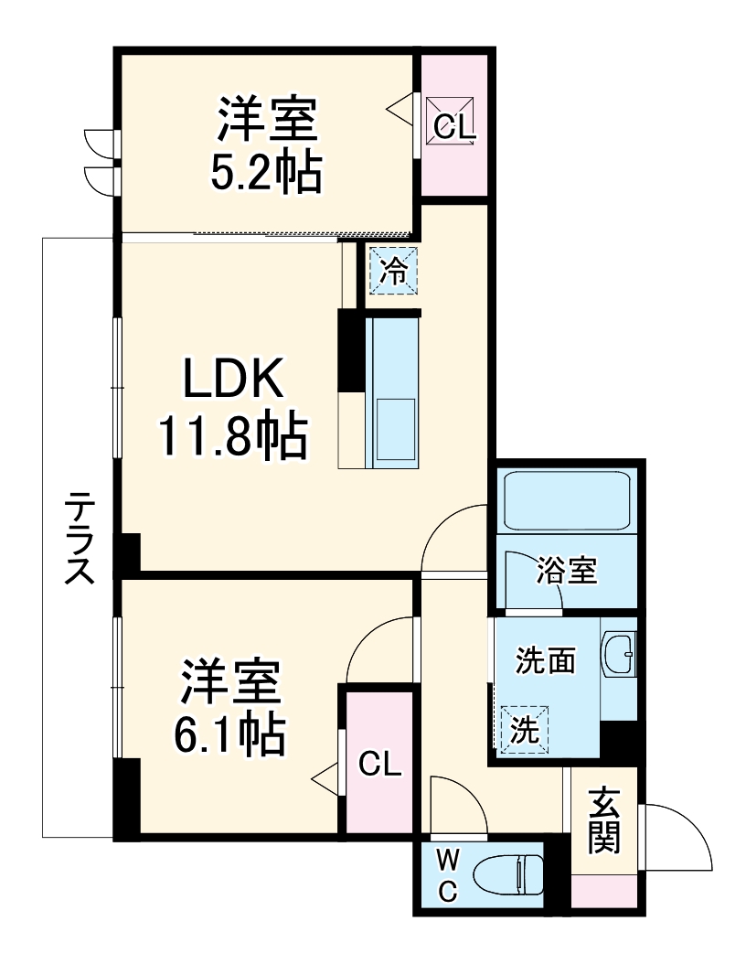 D-Raffineの間取り