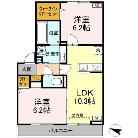 ブランシェ・ネスト (Blanche Nest)の間取り