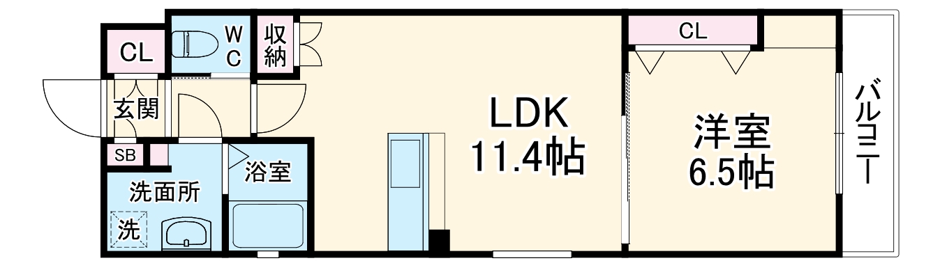 スミレスタ烏丸五条の間取り