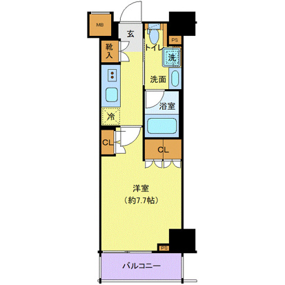クレヴィスタ板橋西台Ⅱの間取り