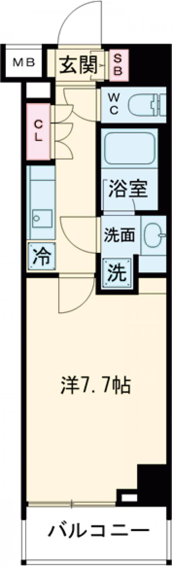 クレヴィスタ板橋西台Ⅱの間取り