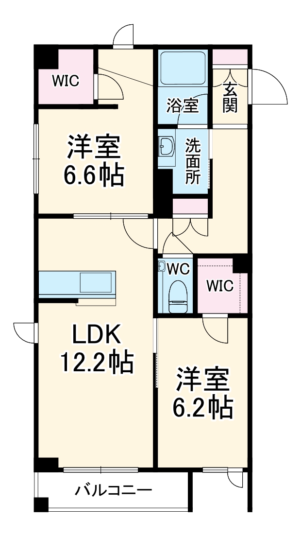 ロングウッドテラスの間取り