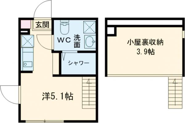 クレール 瑞江の間取り
