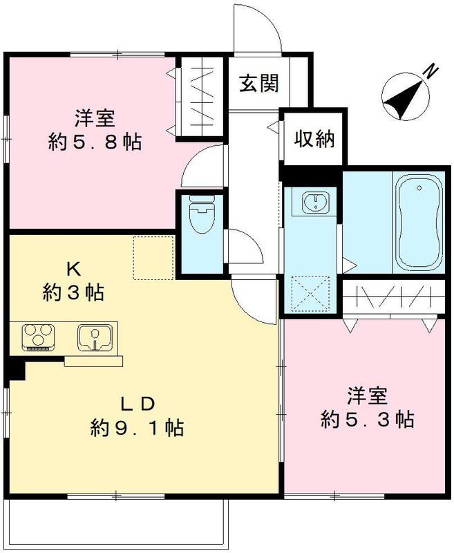 アリビオ Cの間取り