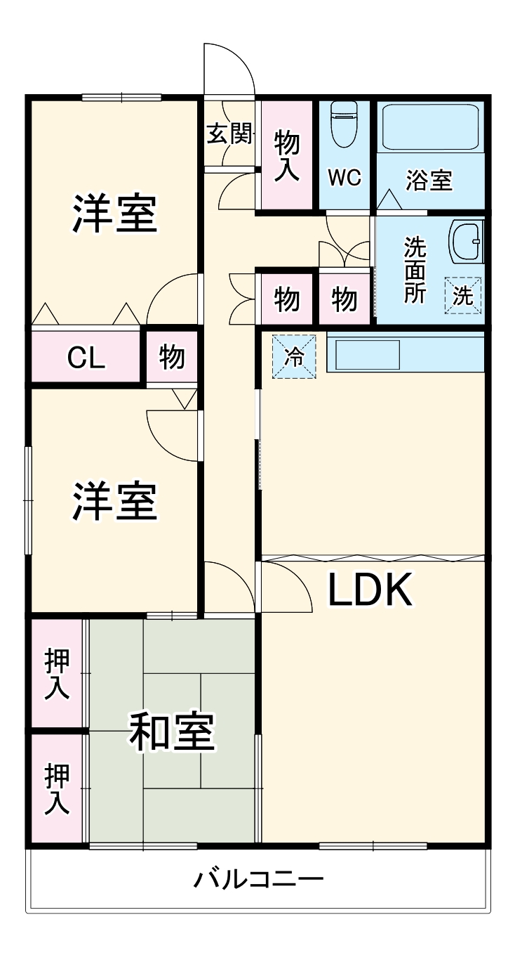 ローヤルシティ鴻巣の間取り