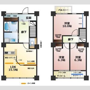 五条ビルの間取り
