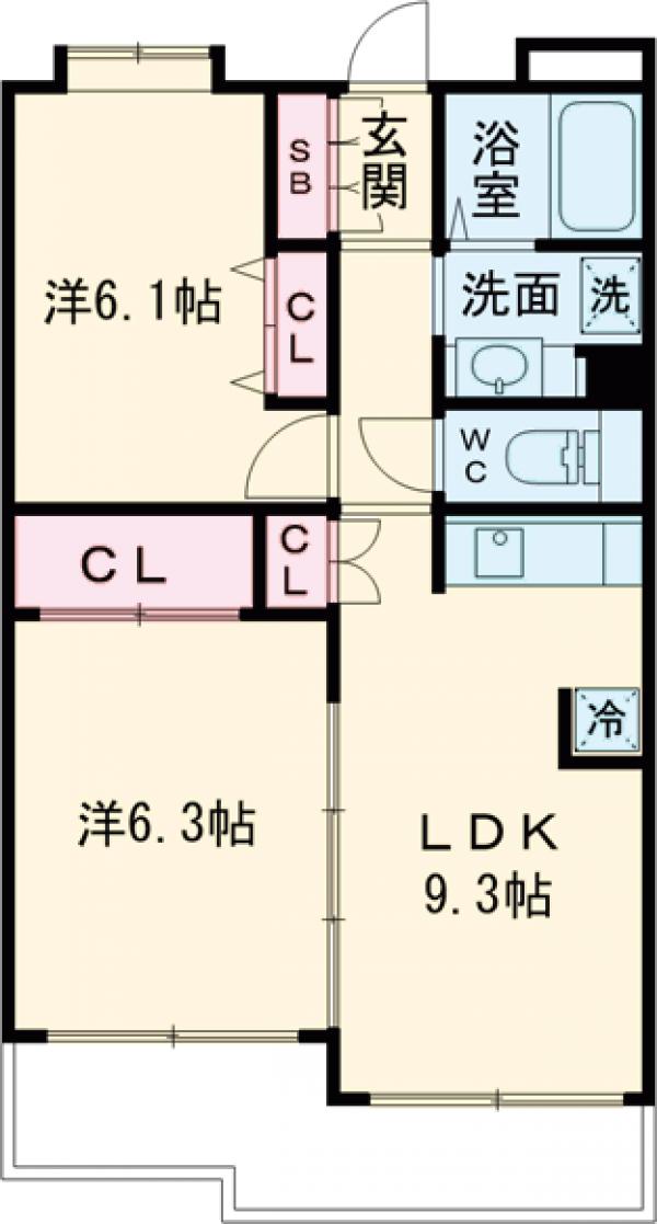 PLENDY‐HILLS高幡不動の間取り