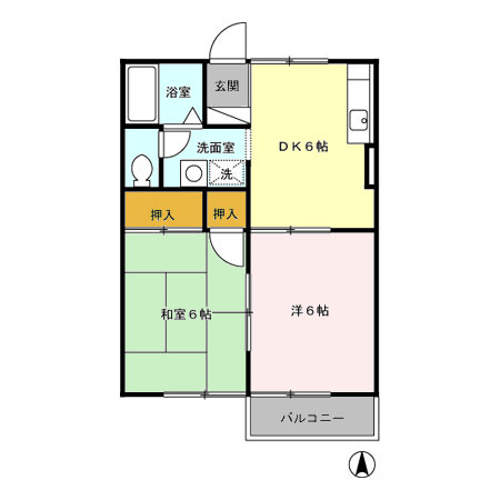 パストラルの間取り