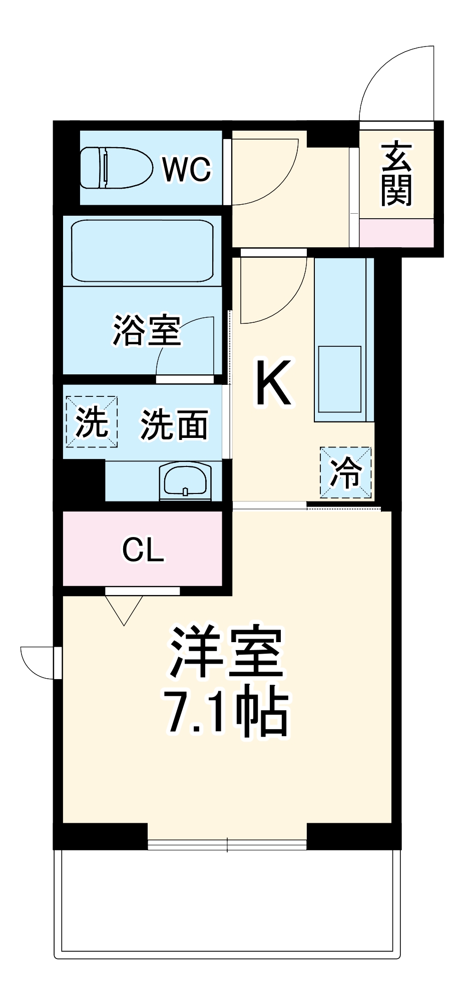 STELLA新松戸の間取り