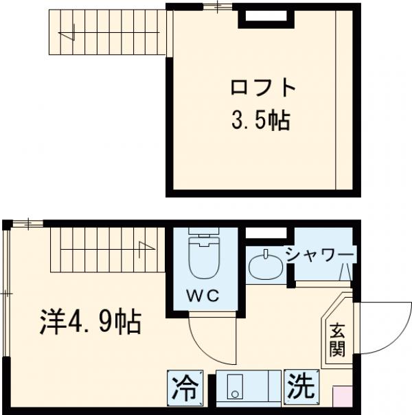 SUNNY HILLS 新小岩の間取り