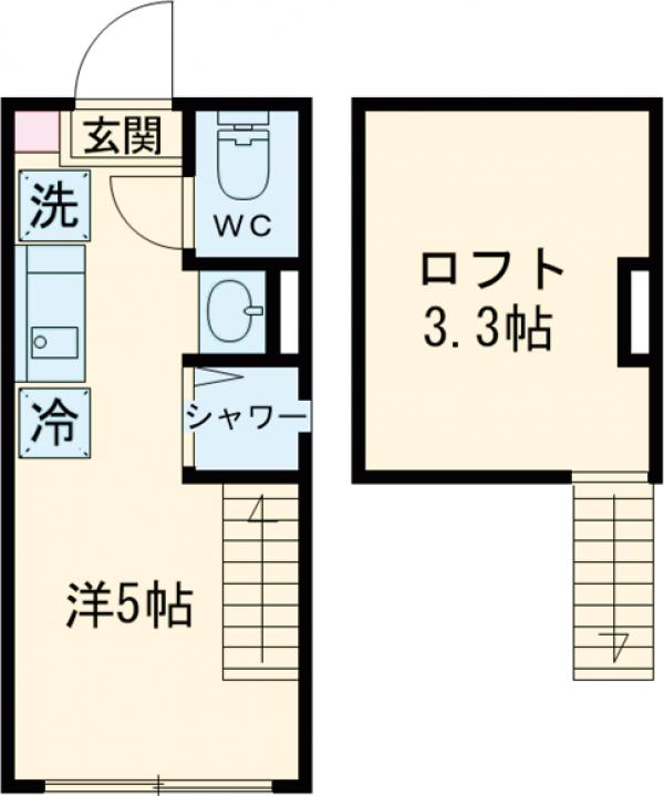 SUNNY HILLS 新小岩の間取り