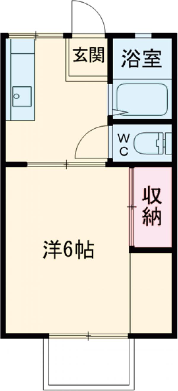 大澤ハイツの間取り