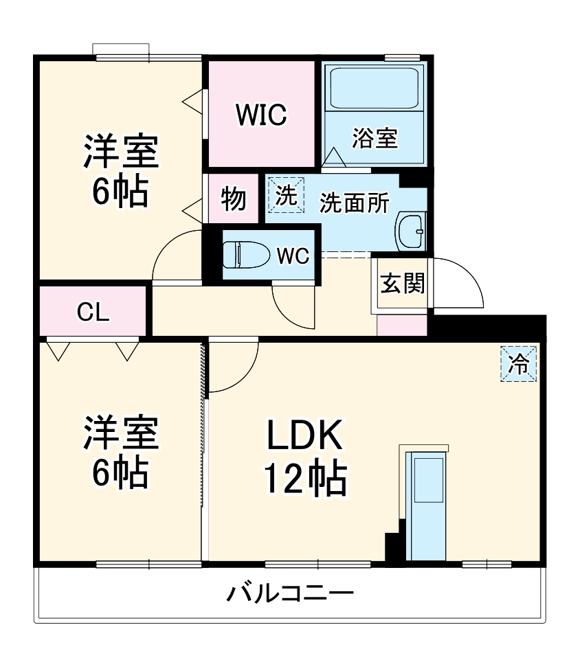 ヴェルドミールの間取り