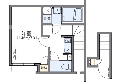レオネクストトリクレイオ池上の間取り