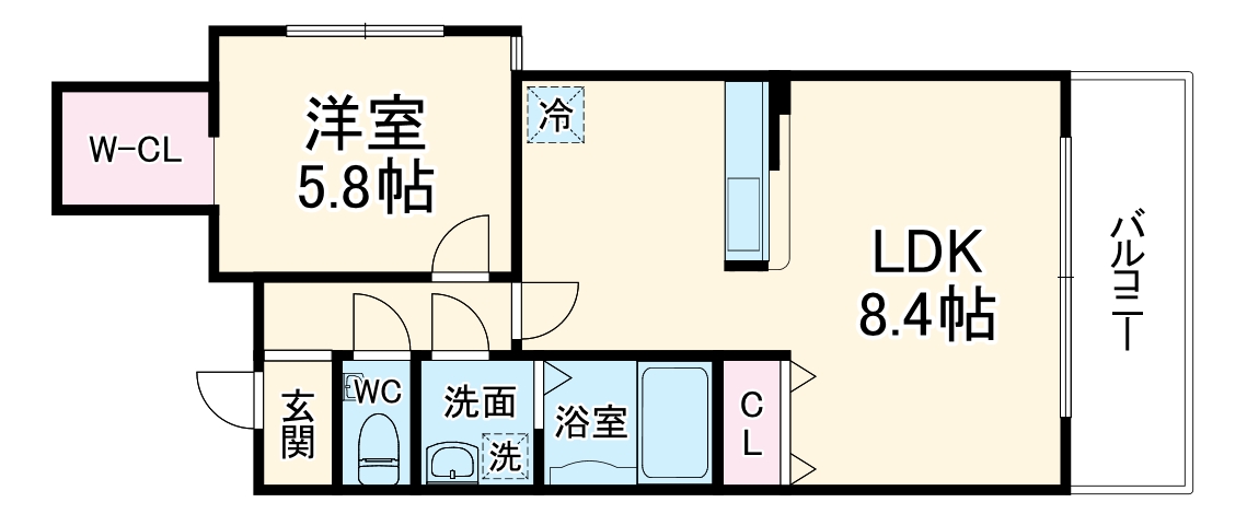 H.Sビルヂングの間取り
