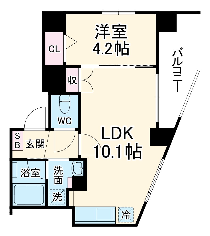 イーストサイドの間取り