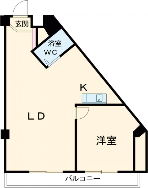 押上パークスクエアの間取り