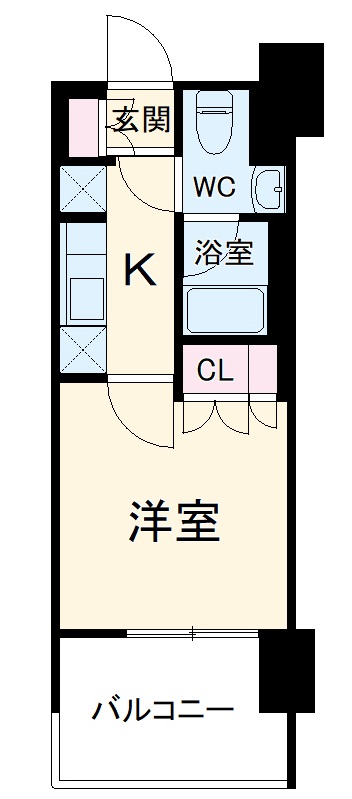 ブランシエスタ西船橋の間取り