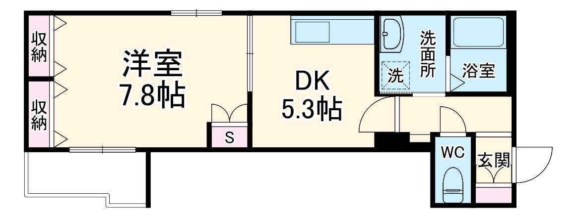 都島区中野町ヘーベルメゾンの間取り