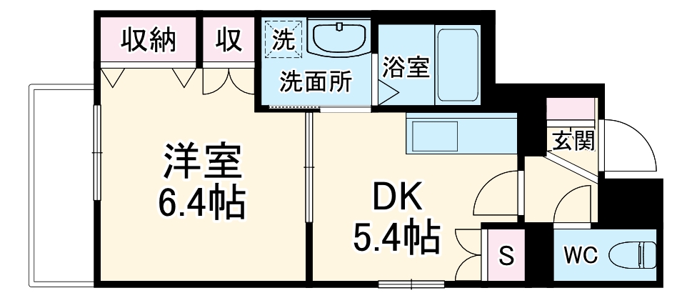 都島区中野町ヘーベルメゾンの間取り
