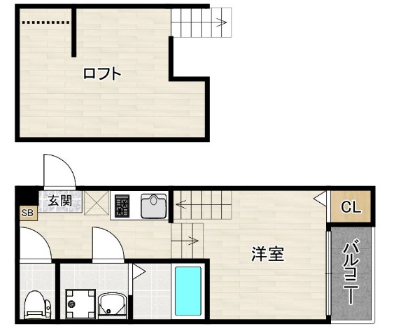 ルーナ香椎の間取り