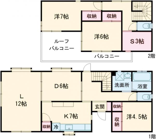 U-houseの間取り
