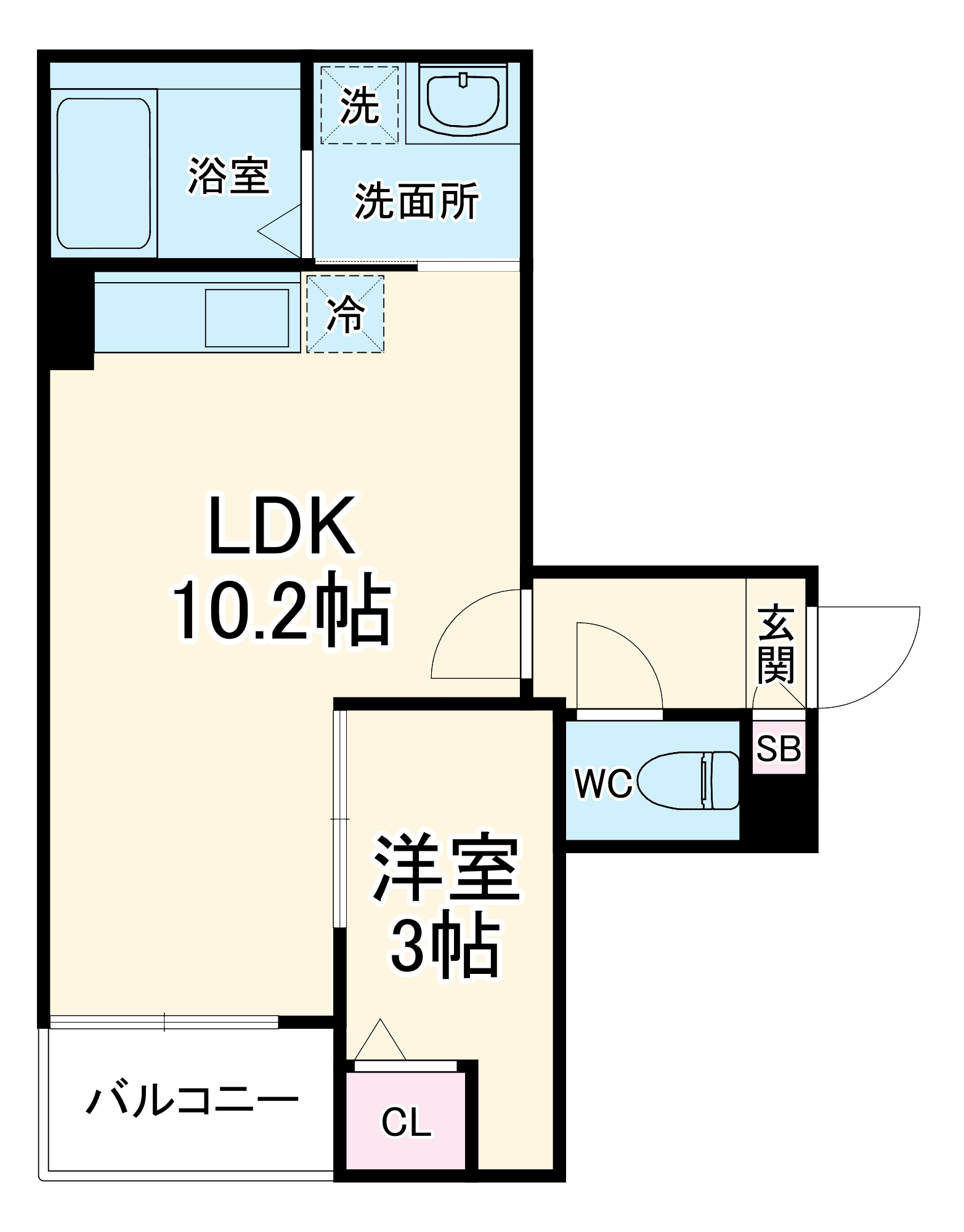 Jack nisshinⅠの間取り