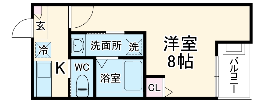 Jack marugasakiⅡの間取り